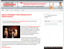 Tablet Screenshot of blog.odkryjjakpoderwacdziewczyne.pl